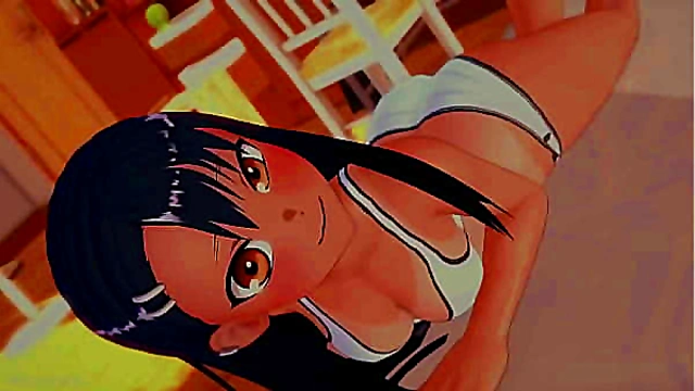 Hayase Nagatoro wears her bikini to have fun in bed (adult version) (uncensored hentai)