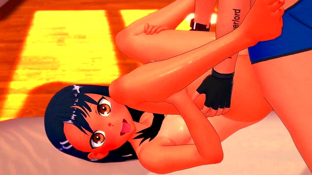 Hayase Nagatoro wears her bikini to have fun in bed (adult version) (uncensored hentai)