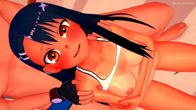 Hayase Nagatoro wears her bikini to have fun in bed (adult version) (uncensored hentai)