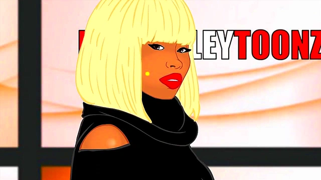 Chyna Doll shakes her big ass booty in an incredible anime cartoon