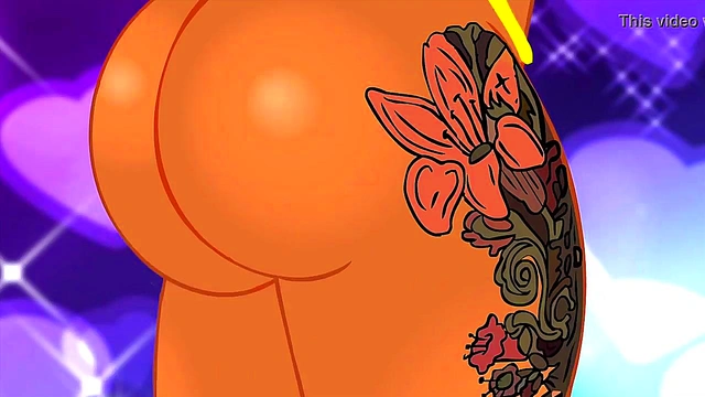 Chyna Doll shakes her big ass booty in an incredible anime cartoon