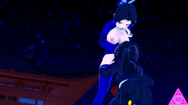 Kocho Shinobu Tomioka Giyu kimetsu no yaiba hentai videos have sex blowjob handjob horny