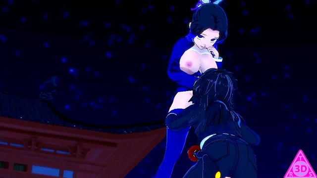 Kocho Shinobu Tomioka Giyu kimetsu no yaiba hentai videos have sex blowjob handjob horny