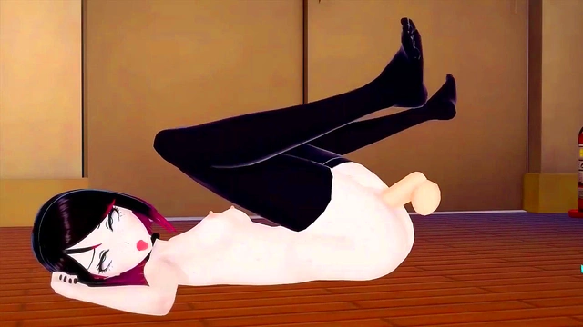 Pale anime emo slut gets her tight pussy stuffed (Hentai) Koiksatsu!