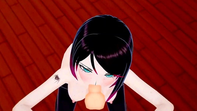 Pale anime emo slut gets her tight pussy stuffed (Hentai) Koiksatsu!