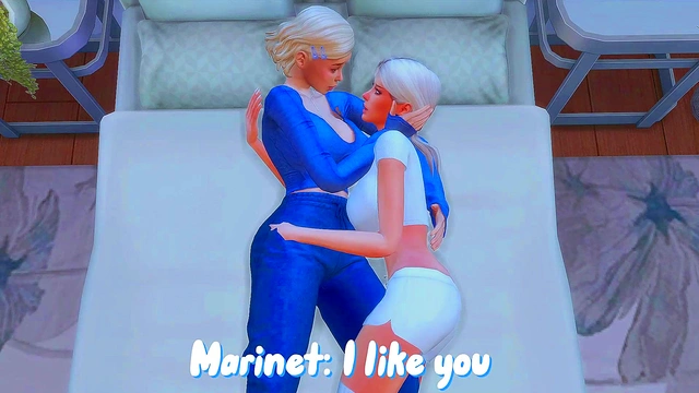 futanari stepmom arranged hard anal sex for a straight stepdaughter sims me hentai