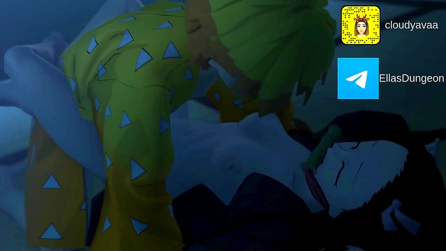 Nezuko X Zenitsu Hentai anime porn