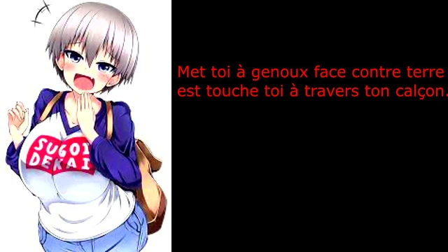 Joi hentai fr Hana Uzaki assplay'femdom'humiliation