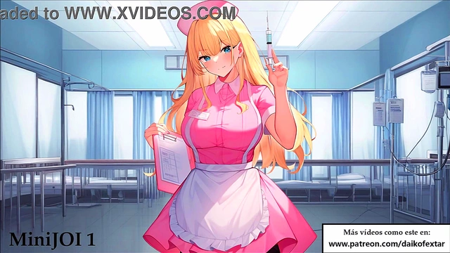 Hentai mini JOIs to cum fast Nurse'girlfriend and