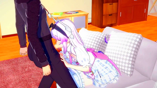 Hentai Dragon Girl Kanna Likes To Suck And Fuck