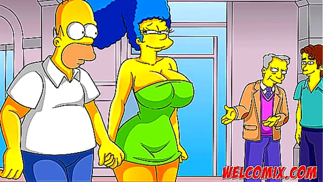 The hottest MILF in town! The Simptoons'Simpsons hentai