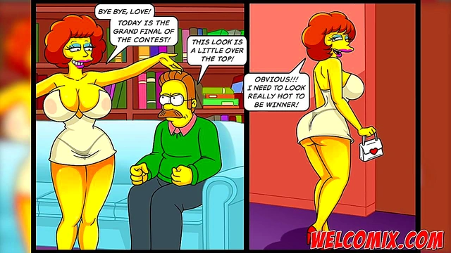 The hottest MILF in town! The Simptoons'Simpsons hentai