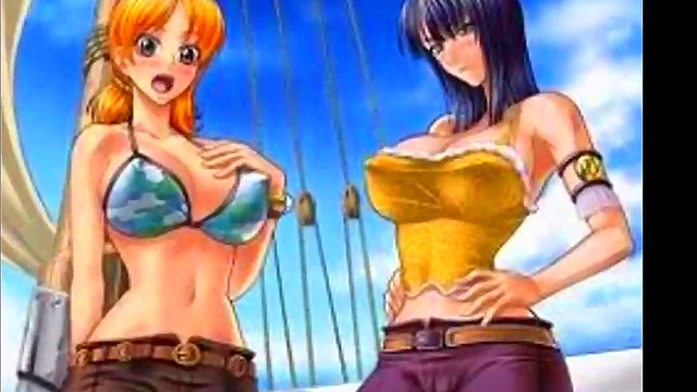 ecchi hentai nami robin sexy and hot