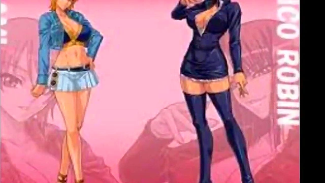 ecchi hentai nami robin sexy and hot