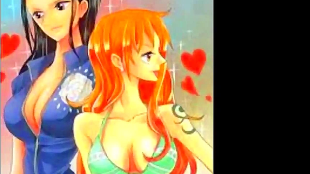 ecchi hentai nami robin sexy and hot