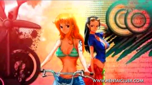 ecchi hentai nami robin sexy and hot
