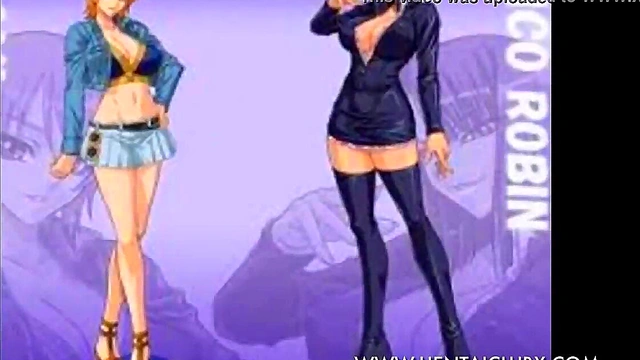 ecchi hentai nami robin sexy and hot