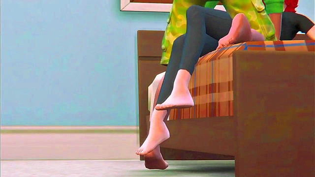 Sims Hentai Series: Redhead rough defloration and double creampie