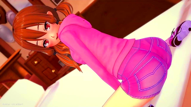 Stepsister wants to fuck wearing her favorite outfit (hentai)