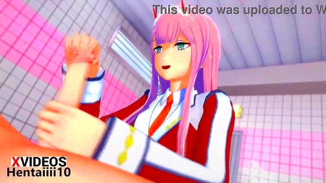 Zero Two Blowjob Hentai