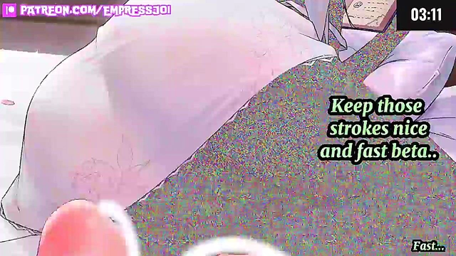 (Hentai JOI) 4 Min JOI Challenge: Beta Censored Foot Worship (femdom'beta