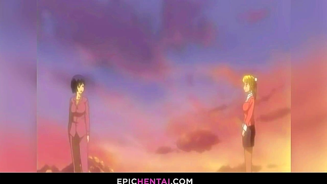 Hentai teacher threesome sex