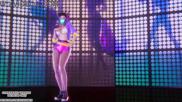 [MMD] Rainbow - A Ahri Sexy Kpop Dance League of Legends Uncensored Hentai 4K 60FPS