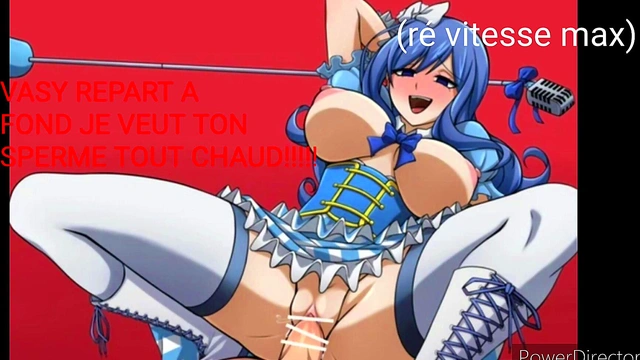 Joi hentai with jubia soft