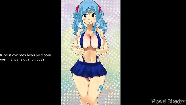 Joi hentai with jubia soft