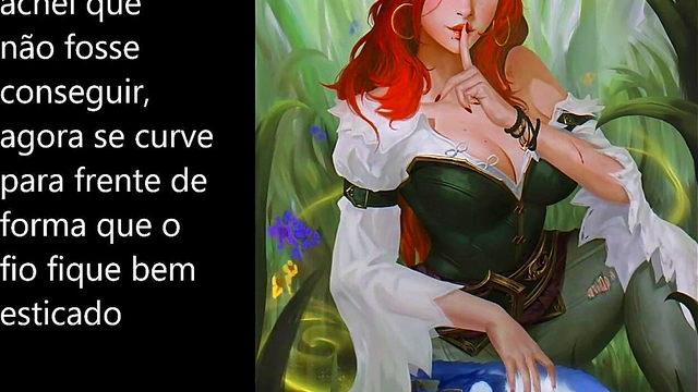 MISS FORTUNE HENTAI JOI PT BR (Assplay'Femdom'Humiliation'Painplay and CEI) LEVEL: HEAVY