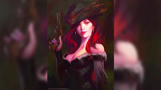 MISS FORTUNE HENTAI JOI PT BR (Assplay'Femdom'Humiliation'Painplay and CEI) LEVEL: HEAVY
