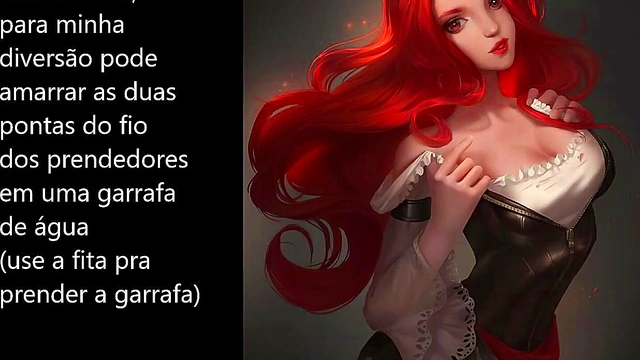 MISS FORTUNE HENTAI JOI PT BR (Assplay'Femdom'Humiliation'Painplay and CEI) LEVEL: HEAVY