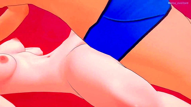 undressing Gwen in bed so he can fuck her better (adult version) (hentai) (uncensored)