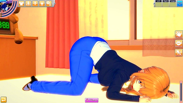 Curvy Hentai MILF Lisa Invites Guy Over To Apartment