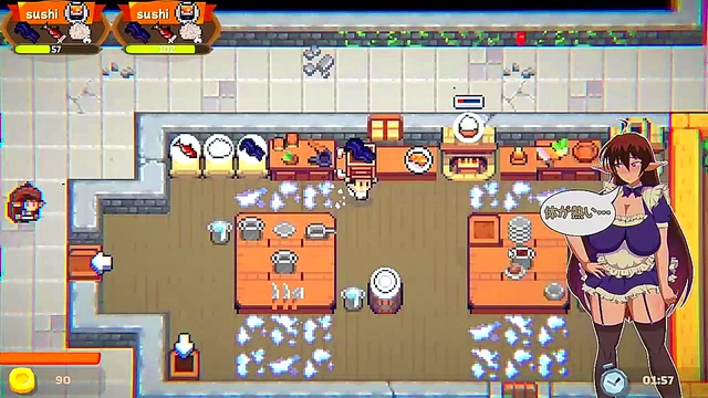 [HENTAI GAME] NTR Rice PART 4!! ELF Slut geting paizuri virginity taken