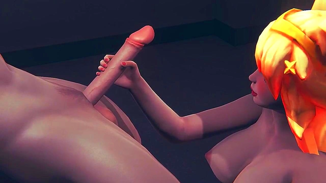 LOL Hentai - Ahri Star Guardian Handjob - Japanese Asian Manga Anime Film Game Porn