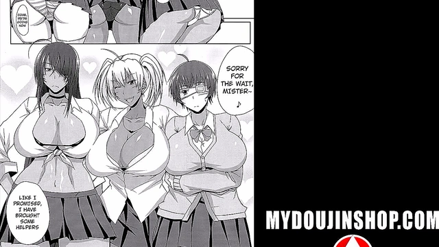 My Doujin Shop - Sexy Ninja Girls Strip to Their Nude Bodies And Fuck!!! Hentai Comic