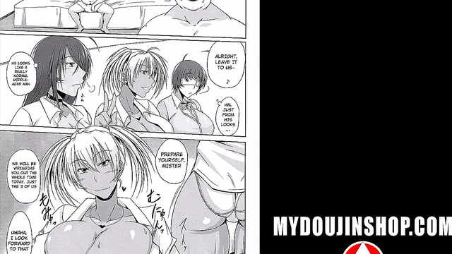 My Doujin Shop - Sexy Ninja Girls Strip to Their Nude Bodies And Fuck!!! Hentai Comic