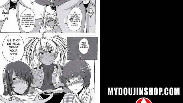 My Doujin Shop - Sexy Ninja Girls Strip to Their Nude Bodies And Fuck!!! Hentai Comic