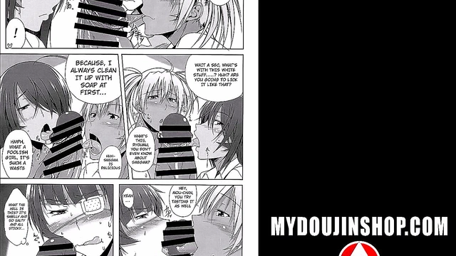 My Doujin Shop - Sexy Ninja Girls Strip to Their Nude Bodies And Fuck!!! Hentai Comic