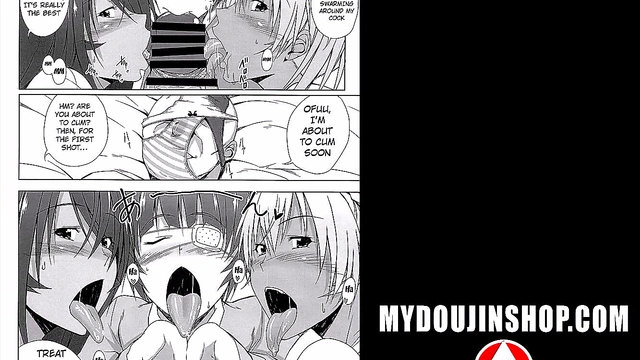 My Doujin Shop - Sexy Ninja Girls Strip to Their Nude Bodies And Fuck!!! Hentai Comic