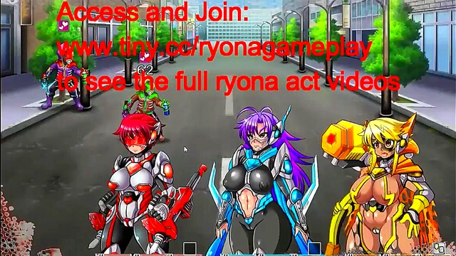 Cute heroines in hentai act with soldiers in rpg hentai new game