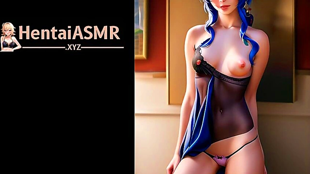 Blue Haired Hentai Slut Casting Love Spells Visual Journey