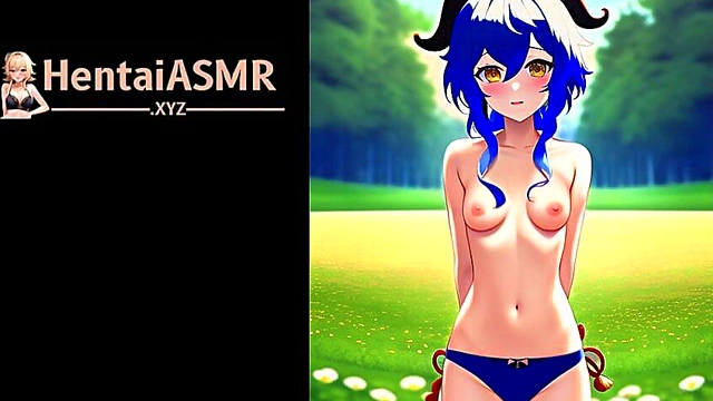 Blue Haired Hentai Slut Casting Love Spells Visual Journey