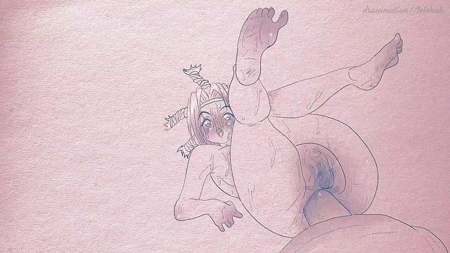 Animation on paper ( pens and pencils) Hentai Anime: Hunter x Hunter Menchi ( cartoon porn ) 2d sex