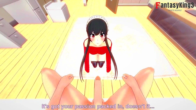 Yor Forger fucking and sucking pov