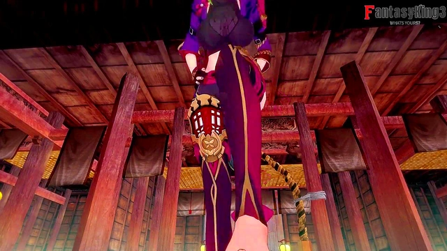 Kuki Shinobu footjob'handjob and blowjob pov