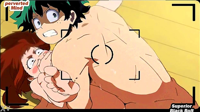 Midoriya fucks Uraraka (Boku no hero Academia HENTAI)