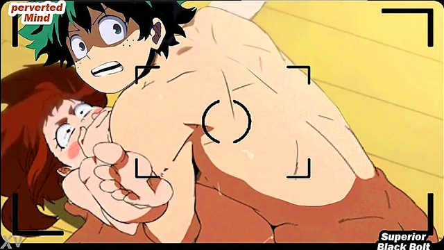 Midoriya fucks Uraraka (Boku no hero Academia HENTAI)