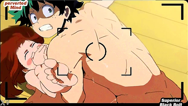 Midoriya fucks Uraraka (Boku no hero Academia HENTAI)